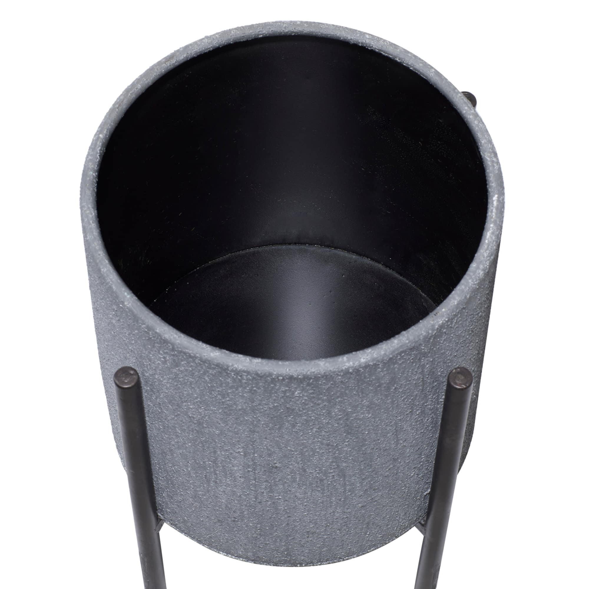 Modern Metal Planter Set